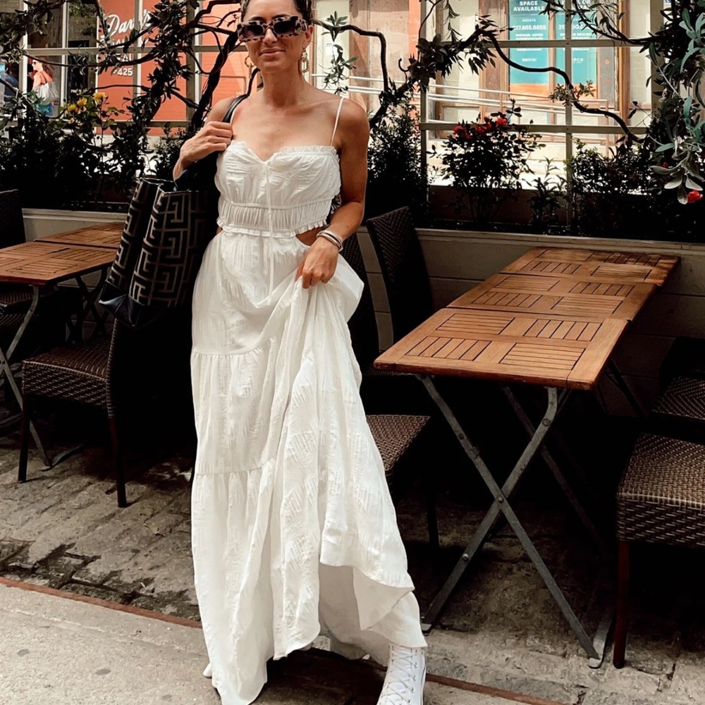 Paola 12th tribe cut out dress